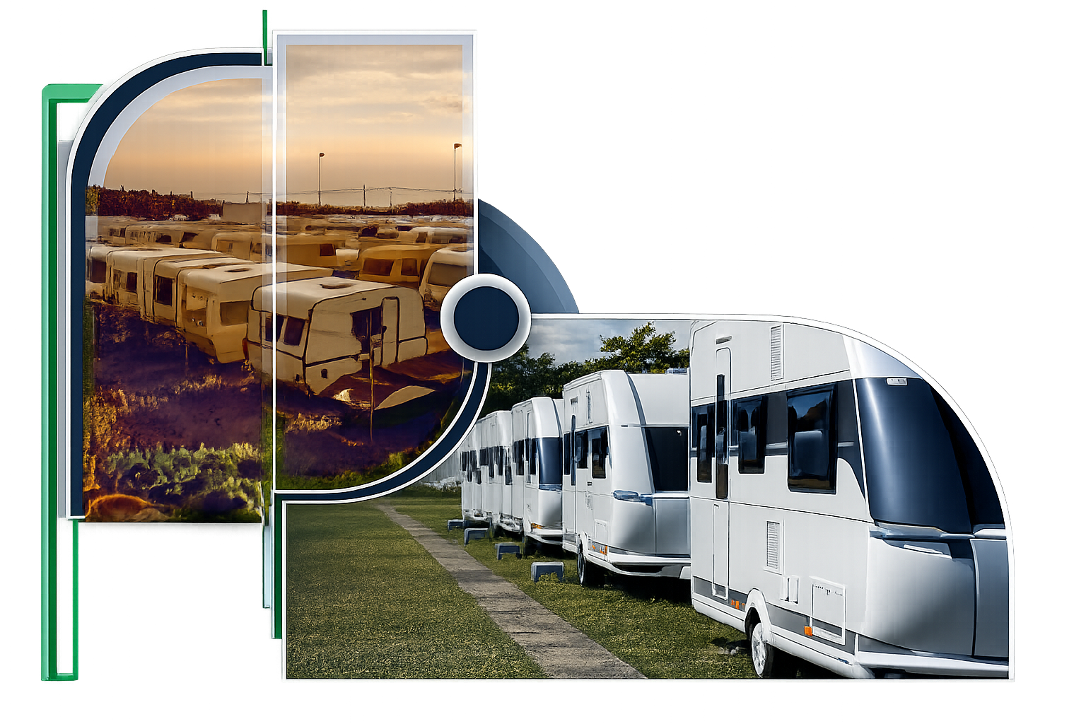 Hillyer's Storage — secure, gated caravan storage with CCTV and hardstanding